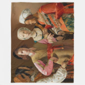 ジョルジュドゥラツアー – 占い師 フリースブランケット (正面)