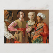 ジョルジュドゥラツアー – 占い師 ポストカード (正面)