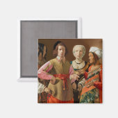 ジョルジュドゥラツアー – 占い師 マグネット (正面/裏面)