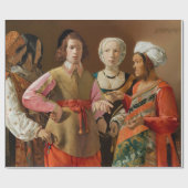 ジョルジュドゥラツアー – 占い師 ラッピングペーパー (フラット)