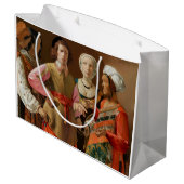 ジョルジュドゥラツアー – 占い師 ラージペーパーバッグ (裏面アングル)