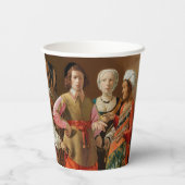 ジョルジュドゥラツアー – 占い師 紙コップ (裏面)