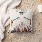 ジョルジュバルビエアールデコファッション枕 クッション (ブランケット)