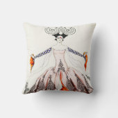 ジョルジュバルビエアールデコファッション枕 クッション (裏面)