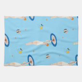 ジョルジュバルビエールオーリド1924ファッションイラストレーション キッチンタオル (横)