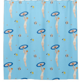 ジョルジュバルビエールオーリド1924ファッションイラストレーション シャワーカーテン