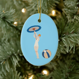 ジョルジュバルビエールオーリド1924ファッションイラストレーション セラミックオーナメント