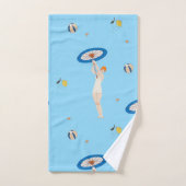 ジョルジュバルビエールオーリド1924ファッションイラストレーション バスタオルセット (ハンドタオル)