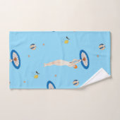 ジョルジュバルビエールオーリド1924ファッションイラストレーション バスタオルセット (ハンドタオル)