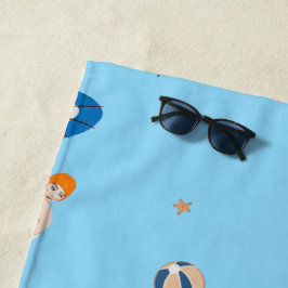 ジョルジュバルビエールオーリド1924ファッションイラストレーション ビーチタオル