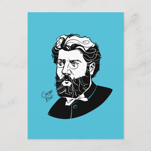 ジョルジュビゼ ポストカード (正面)