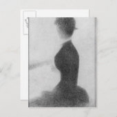 ジョルジュピエールシュラト |日曜日の午後の勉強 ポストカード (正面/裏面)