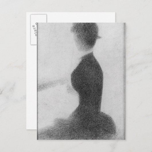 ジョルジュピエールシュラト |日曜日の午後の勉強 ポストカード (正面/裏面)