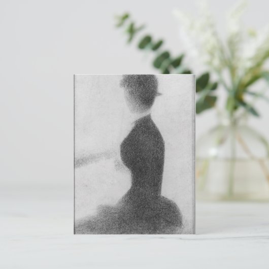 ジョルジュピエールシュラト |日曜日の午後の勉強 ポストカード (スタンド正面)