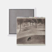 ジョルジュピエールシュラト |日曜日の午後の勉強 マグネット (正面/裏面)