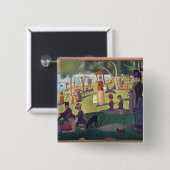 ジョルジュピエールシュラト |日曜日の午後 缶バッジ (正面&裏面)