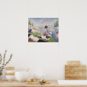 ジョルジュピエールシュラト | Bather at Asni � res, 1884 ポスター (キッチン)