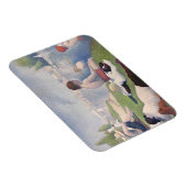 ジョルジュピエールシュラト | Bather at Asni � res, 1884 マグネット (右側)