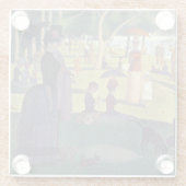 ジョルジュピエールスーラ | ISの日曜日の午後 ガラスコースター (裏面)