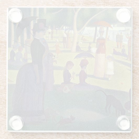 ジョルジュピエールスーラ | ISの日曜日の午後 ガラスコースター (裏面)