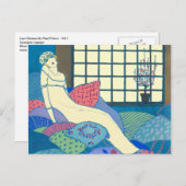 ジョルジュレプペヴィンテージアールデコファッションレショセ ポストカード (正面/裏面)