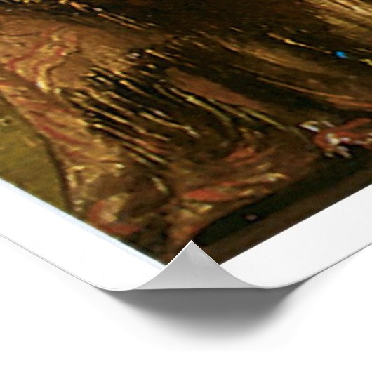 ジョルジュ・キャトリンによるスー戦争評議会 ポスター (角)