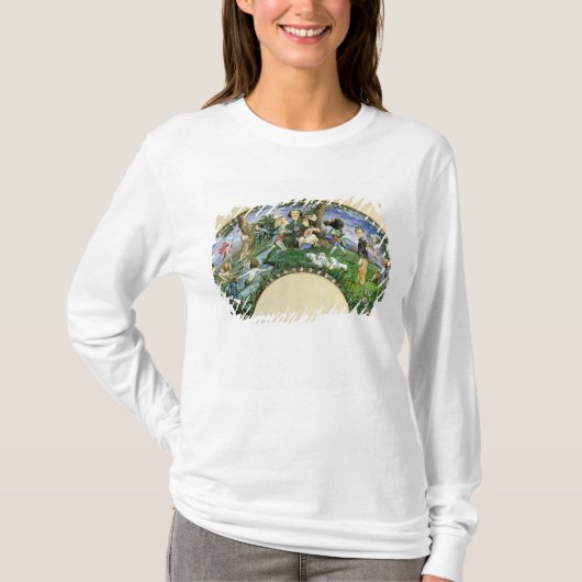ジョルジュ・サンドおよび彼女の友人を描写するファン Tシャツ (正面)