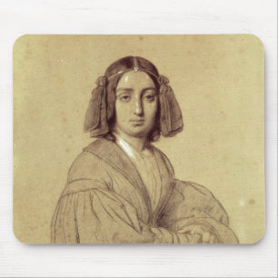ジョルジュ・サンド1837年のポートレート マウスパッド