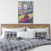 ジョルジュ・シュラット・ウーマン キャンバスプリント (インサイチュ (寝室))