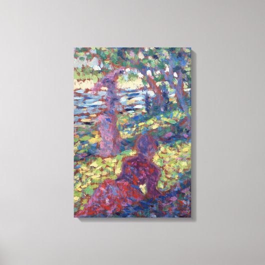 ジョルジュ・シュラット・ウーマン キャンバスプリント (正面)