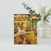 ジョルジュ・シュラトのサーカス(1891年) ポストカード (スタンド正面)