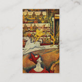 ジョルジュ・シュラトのサーカス(1891年) 名刺 (裏面)