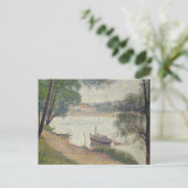 ジョルジュ・シュラト – グレイ・ウェザー・グランデ・ジャット ポストカード (スタンド正面)