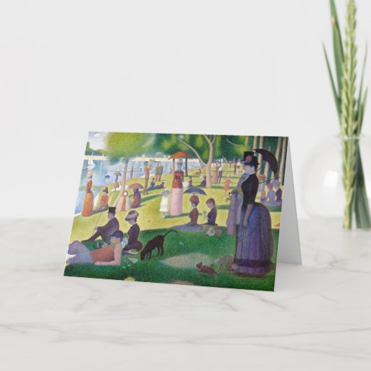 ジョルジュ・シュラト – サンデー・オン・ラグランデ・ジャット カード (正面)