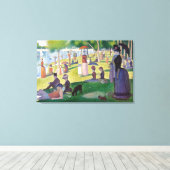 ジョルジュ・シュラト – サンデー・オン・ラグランデ・ジャット キャンバスプリント (インサイチュ (ウッドフロア))