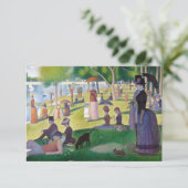 ジョルジュ・シュラト – サンデー・オン・ラグランデ・ジャット サンキューカード (スタンド正面)