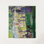 ジョルジュ・シュラト – サンデー・オン・ラグランデ・ジャット タペストリー (正面)