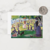 ジョルジュ・シュラト – サンデー・オン・ラグランデ・ジャット ノートカード (正面/裏面インサイチュ)