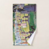 ジョルジュ・シュラト – サンデー・オン・ラグランデ・ジャット バスタオルセット (ハンドタオル)