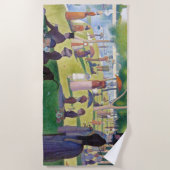 ジョルジュ・シュラト – サンデー・オン・ラグランデ・ジャット ビーチタオル (正面)