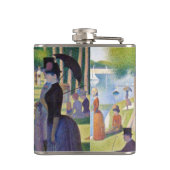 ジョルジュ・シュラト – サンデー・オン・ラグランデ・ジャット フラスク (裏面)