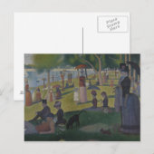 ジョルジュ・シュラト – サンデー・オン・ラグランデ・ジャット ポストカード (正面/裏面)