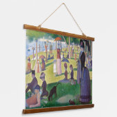 ジョルジュ・シュラト – サンデー・オン・ラグランデ・ジャット 吊り下げ型タペストリー (傾斜あり)