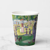 ジョルジュ・シュラト – サンデー・オン・ラグランデ・ジャット 紙コップ (裏面)