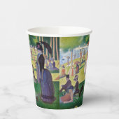 ジョルジュ・シュラト – サンデー・オン・ラグランデ・ジャット 紙コップ (左)