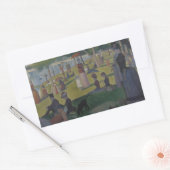 ジョルジュ・シュラト – サンデー・オン・ラグランデ・ジャット 長方形シール (封筒)