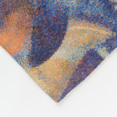 ジョルジュ・シュラト – ザ・モデル フリースブランケット (角)