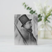 ジョルジュ・シュラト – ポール・シニャックポートレート ポストカード (スタンド正面)