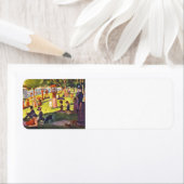 ジョルジュ・シュラト「ラ・グランデ・ジャットの日曜日」 ラベル (インサイチュ)