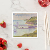 ジョルジュ・シュラト – 潮の満ち引きのポートエンベシン スタンダードカクテルナプキン (インサイチュ)